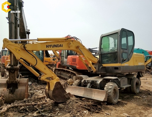 Excavadora de ruedas Hyundai R60W-9, gran oferta, certificada, usada en shanghai - Product Image 1
