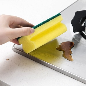 Cuisine <span class=keywords><strong>U</strong></span> type <span class=keywords><strong>Tampon</strong></span> De Nettoyage Rainure Gommage Éponge À Récurer - Product Image 5