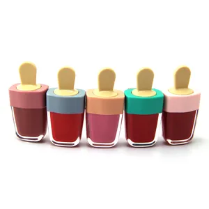 Customized Ice Cream ice-lolly shape 5 Colors Matte Lip gloss Products