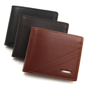 Custom Made Unique Bifold Short Slim Travel Pu Leather Mens Black Letter Sequined Fashion <strong>Waterproof</strong> <strong>Wallet</strong> - Product Image 2