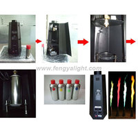 Machine à Effets de Flamme Fengya LPG 3M de Haut, Effet Scénique de Flamme, Pulvérisation de Feu F-001 200W DMX512 & Contrôle Manuel 110V/220V Couverture de 1m2