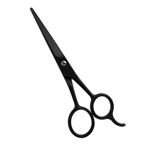 Factory Wholesale <strong>5</strong> <strong>Inch</strong> Professional Stainless Steel Beauty <strong>Scissor</strong> Precise Sharp Mustaches Beards Black Hair Cutting <strong>Scissors</strong>