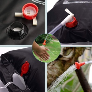 En stock – Nouveauté : <span class=keywords><strong>Douche</strong></span> de camping <span class=keywords><strong>portable</strong></span> 20L (5 gallons) avec sac chauffant et tuyau – Chauffe-eau solaire pour extérieur et autres équipements de camping - Product Image 4
