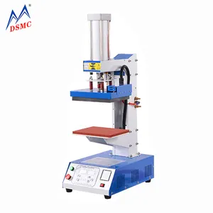 2018 pneumatische 10x15 cm hot stamping machine voor lederen logo