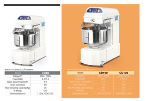 Hot Sale 20Kg Dough Stand <strong>Mixer</strong>, Spiral <strong>Mixer</strong>, <strong>Flour</strong> <strong>Mixer</strong> <strong>Machine</strong> Price(CD50) - Product Image 3
