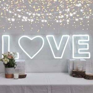 Hot <span class=keywords><strong>Amore</strong></span> Romantico Decorazione <span class=keywords><strong>di</strong></span> Cerimonia Nuziale Su Misura HA PORTATO Al Neon Segno Lettere - Product Image 2