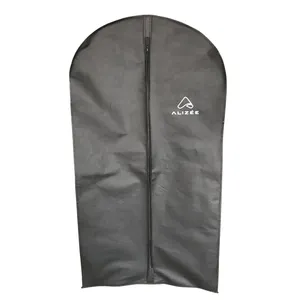 Sedex 4p non woven wholesale cheapest suit cover packing plastic duffel clear garment dress bag