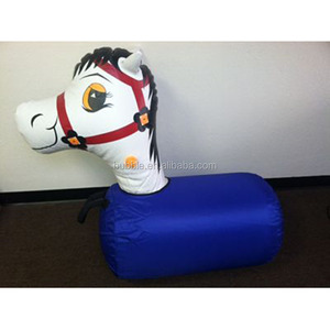 Drôle derby courses <span class=keywords><strong>de</strong></span> <span class=keywords><strong>chevaux</strong></span> gonflables/gonflable 3 voies Course Derby avec Petit Poney - Product Image 1
