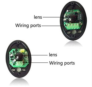 Rking HW-01 hiện đại tự động quang điện cảm biến Cổng An toàn dầm với vít cài đặt màu đen 15m phạm vi cho nhà để xe đổ cửa - Product Image 5