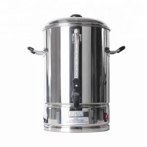 IP15A 15l stainless steel coffee percolator commercial electric coffee maker with visible spray of the handle