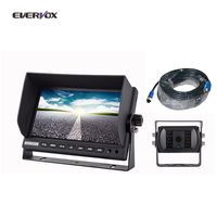 Monitor LCD TFT AHD de 7 Pulgadas para Automóvil, con Línea de Estacionamiento, Resolución de 1024x600, Pantalla Táctil, GPS Integrado, 1 Año de Garantía