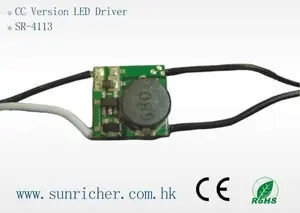 12v 6*1w led escurecimento driver diy