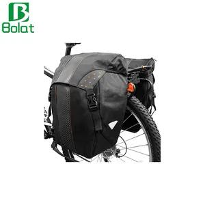 Clip-on Quick Release Bike Panniers Double Pannier Bicycle Saddle Bag Bike Rear Bag