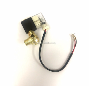 AC220V Compressore D'aria Solenoide Valvola Filo di 90 Gradi FAI DA TE Utensili Per La Casa 3 Porta In Ottone Centrale SPZJ-02AC - Product Image 2
