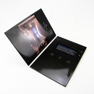 Cartes de vœux de Noël numériques, cartes de visite numériques, <span class=keywords><strong>magazine</strong></span> vidéo personnalisé avec écran LCD de 7 pouces - Product Image 3