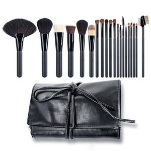 Tùy Chỉnh 24 16 Đen Xử Lý Bột Hight <span class=keywords><strong>Cuality</strong></span> 20 Cái Tóc Tự Nhiên Chuyên Nghiệp Tóc Thật 5 Mảnh Trang Điểm Brush Set - Product Image 2