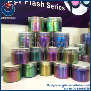Cosmoprof juste 2015 Shengzhu multi <span class=keywords><strong>couleur</strong></span> Chameleon pigments nacrés pour vernis à ongles - Product Image 1