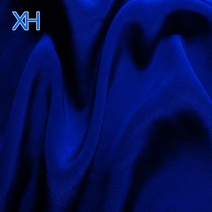 Stretch Crepe De Chine Silk Fabric 100 Colors in Stock Royal Blue