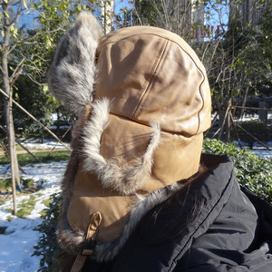 Tùy Chỉnh Mùa Đông Phi Công ushanka <span class=keywords><strong>Hat</strong></span> Với Ấm Thỏ <span class=keywords><strong>Fur</strong></span> Trim Earflap Nga Phong Cách Cho Ngoài Trời Các Bên Thể Thao Với Logo Sang Trọng - Product Image 2