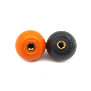 Bola Plastik Ulir Tombol Bola Bakelite M3 9001 Putih