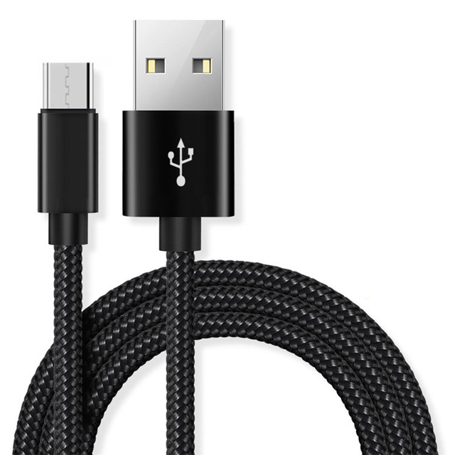 Durable Nylon Braided Micro USB Charger Cable Cord Fabric Date Sync Cable Manufacturer in China