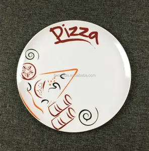 Melamine pizza serving plate