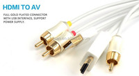 HDMI - 3 RCA Kablo 6FT