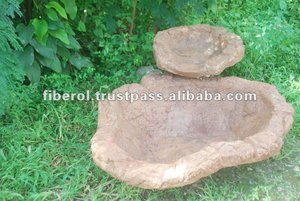 KNT Wholesale FRP Garden Ornaments Attractive Stone Look Real Looking Hand Molded Unbreakable Fiberglass <b>Pond</b> Water Lotus Grey - Product Image 3