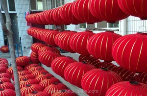 Decorazione del nuovo anno cinese tradizionale all'ingrosso della lanterna rossa all'aperto
