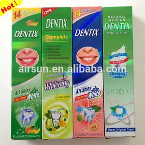 Новая натуральная отбеливающая зубная паста DENTIX