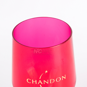 Verre à vin champagne personnalisé avec logo imprimé en couleur - Product Image 5
