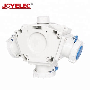 Đa Cắm Ổ Cắm 220 v Nhựa Không Thấm Nước Hộp Nối Tường Gắn Kết Với 3 Pin Cắm và Ổ Cắm - Product Image 6