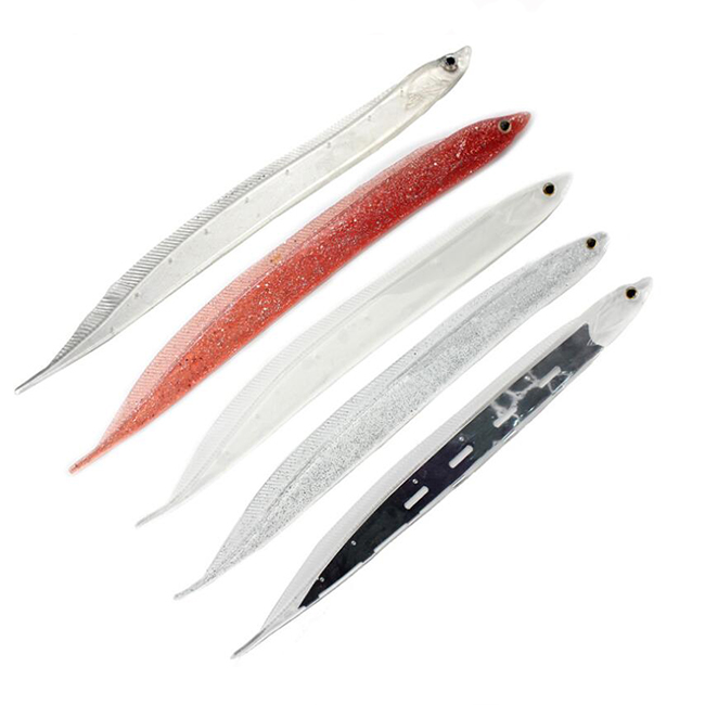 Ribbon Fish Artificial Bait - Soft Plastic Fishing Lure for Freshwater &  Ocean Fishing, 15cm to 28cm, Attractive Lifelike Design