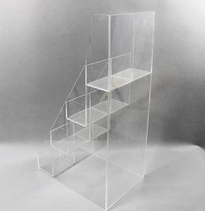 Tùy Chỉnh Rõ Ràng Hiển Thị Giá Acrylic <span class=keywords><strong>Standee</strong></span> Nhựa Countertop Thuốc Lá Bước Chủ Hiển Thị Sản Phẩm Đứng - Product Image 1