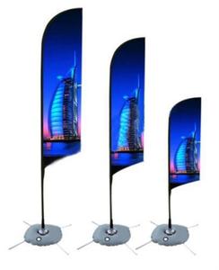 Bán buôn tùy chỉnh lông bay bên đường quảng cáo biểu ngữ với sợi thủy tinh cực - Product Image 1