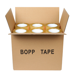명확한 화이트 골드 포장 원료 <span class=keywords><strong>tacky</strong></span> 껌 bopp 접착 테이프