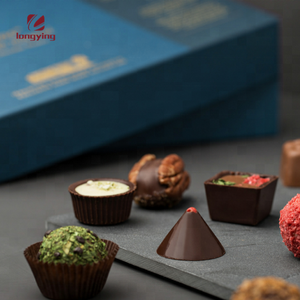 Su misura di alta qualità fatti a mano cassetto scatola di cartone belga di cioccolato con 24 pz/30 pz per scatole di cioccolatini candy - Product Image 4