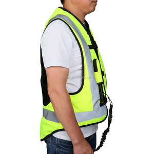 เสื้อกั๊กถุงลมนิรภัยสำหรับมอเตอร์ไซค์ TCMT XF270801-L สีดำเหลือง ป้องกันการกระแทก มองเห็นได้ชัดเจน ไซส์ L ใหม่ - Product Image 4