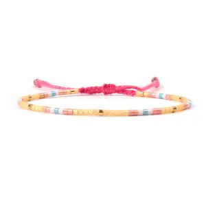 Fashion JewelrySimple Handmade Beaded Bracelet MIYUKI seed Beads Small Bracelet for girls