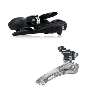 Leviers de frein et <span class=keywords><strong>dérailleur</strong></span> avant à montage direct pour vélo de route en alliage Pièces essentielles pour bicyclette - Product Image 2