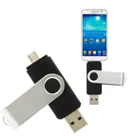Wholesale 2 in 1 OTG USB Flash Drive 128GB 64GB 32GB 16GB 8GB Pen drive Smart Phone External Storage Pen Drive Android USB Stick