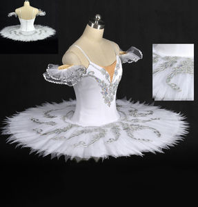 N000011プロフェッショナルホワイトスワンクラシックバレエTUTUバレエコスチューム - Product Image 5
