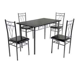 Büyük satış Promosyonu yemek masası ve Sandalyeler 1 + 4 Masa Seti mutfak yemek odası mobilyası - Product Image 4