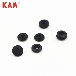 Personnalisé durable écologique petit 10mm bébé en plastique POM noir snap bouton pour sac enfants vêtements sur 30 ans fabrication - Product Image 1