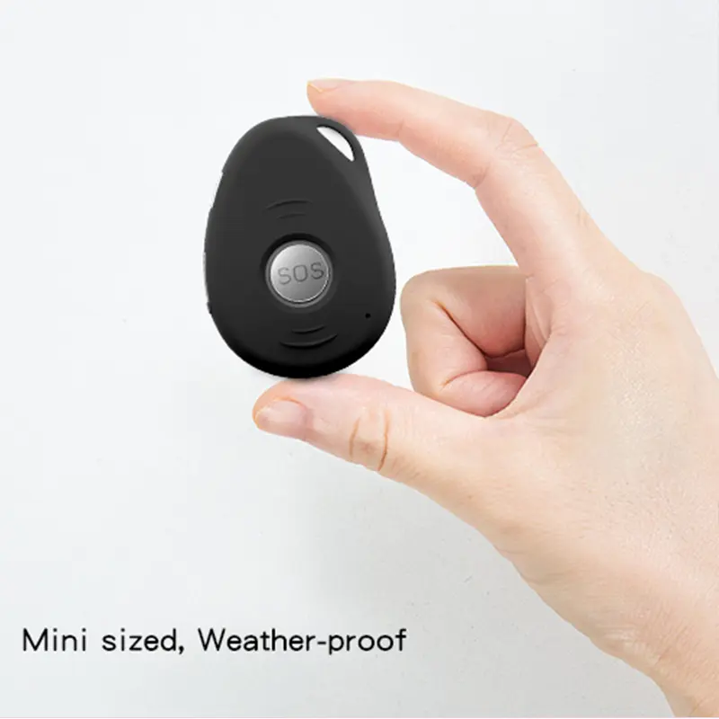 Sos Noodknop Gps Tracker EV-07 Mini Persoonlijke Paniek Micro Sim Kaart Gps Tracking Apparaat Door Real Time Gps Tracking