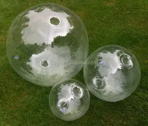 Pelota de playa transparente para salpicaduras de agua de 24 pulgadas para decoraciones de fiesta