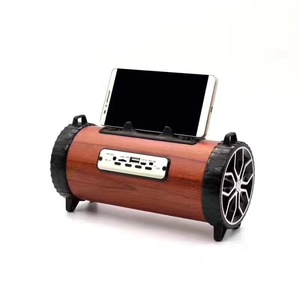 Altavoz Bluetooth de Madera XM-2 Económico, Sistema de Sonido Estéreo Retro con Tarjeta TF, AUX, FM - Product Image 2