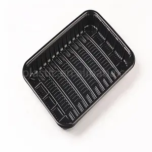 Disposable PP chicken packaging plastic meat tray storage clear plastic food tray