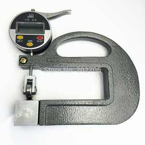 रोलर डालने के साथ 0-10 मिमी डिजिटल मोटाई गेज 0.01 मिमी निरंतर डिजिटल मोटाई गेज गेज - Product Image 1