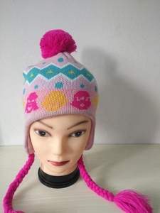 y bufanda de cuello para niños, conjunto de polaina de cuello y <span class=keywords><strong>gorro</strong></span> de invierno, personalizado, acrílico, Jacquard, <span class=keywords><strong>barato</strong></span> - Product Image 3